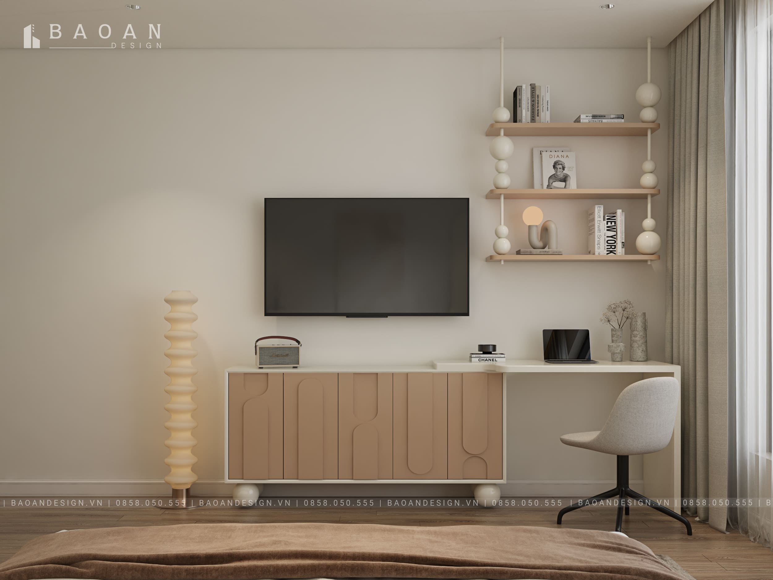 Mẫu Phòng ngủ đẹp cho nữ img2