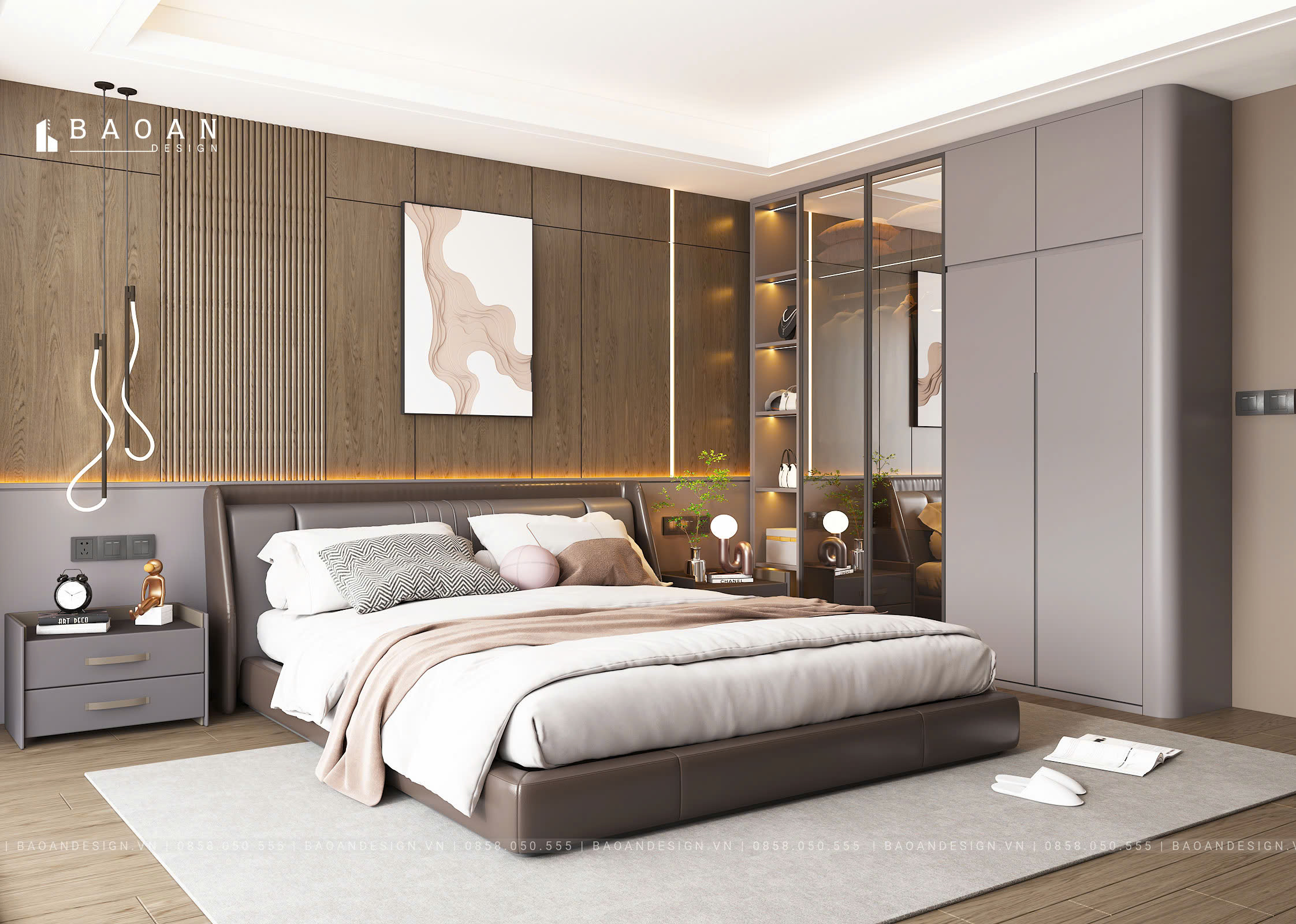 Thiết kế phòng ngủ master 25m2 img2