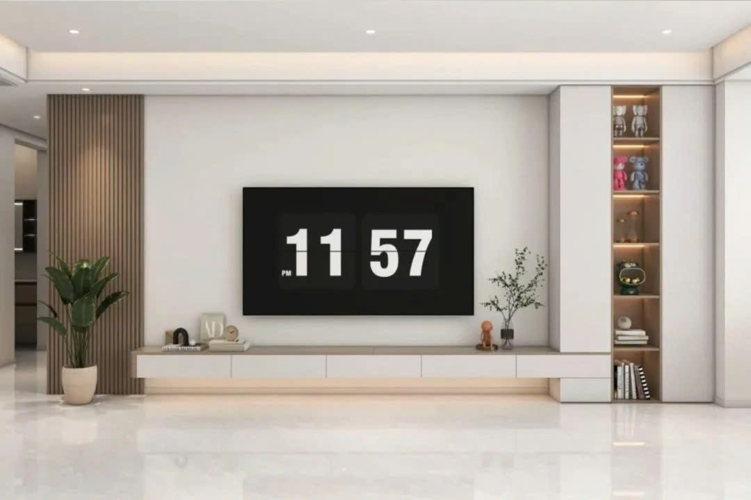 vách tivi phòng khách hiện đại img2