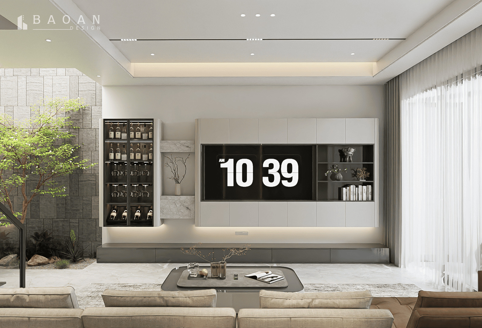 thiết kế nội thất nhà 2 tầng img2