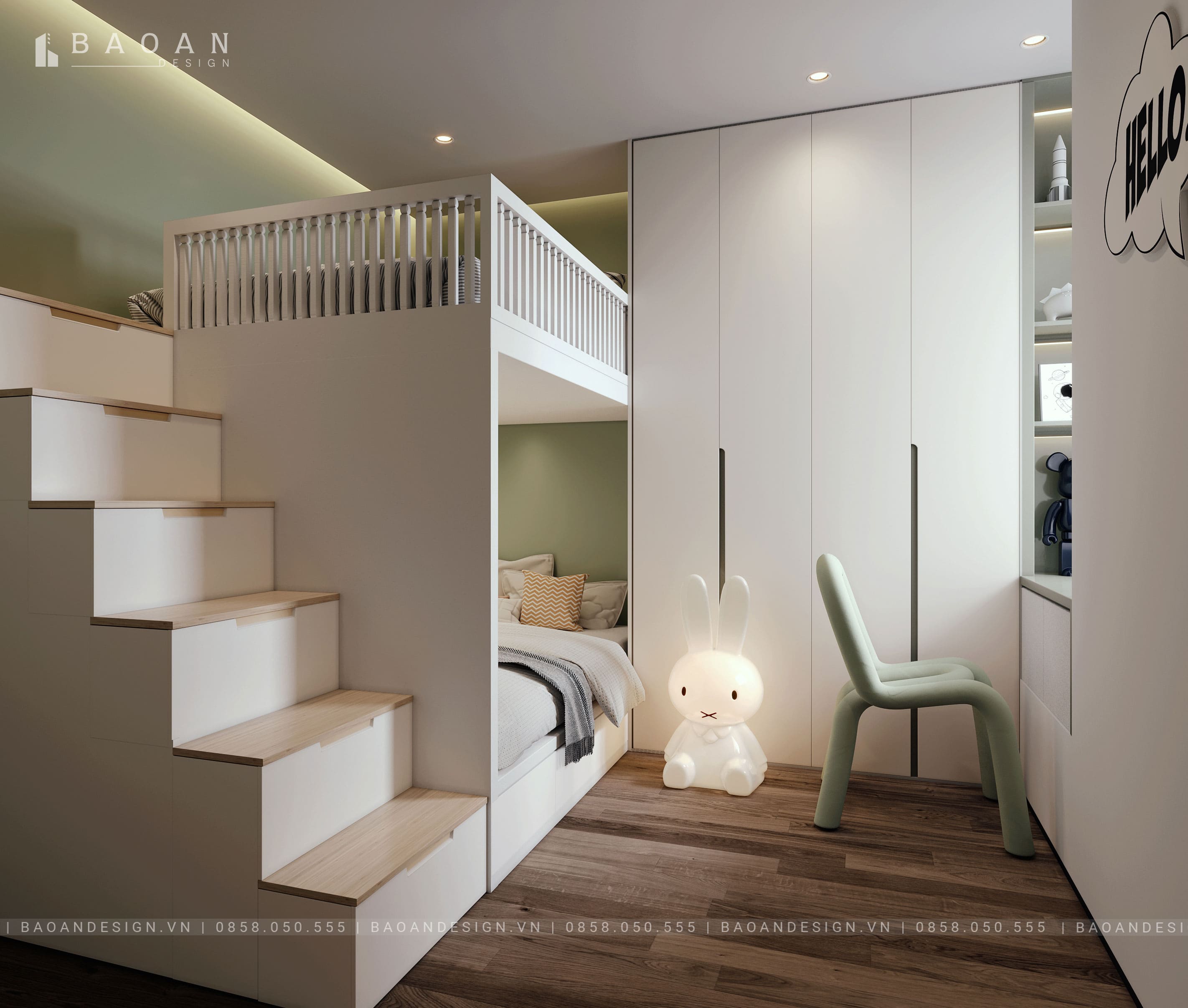 thiết kế phòng ngủ nhỏ đẹp img10