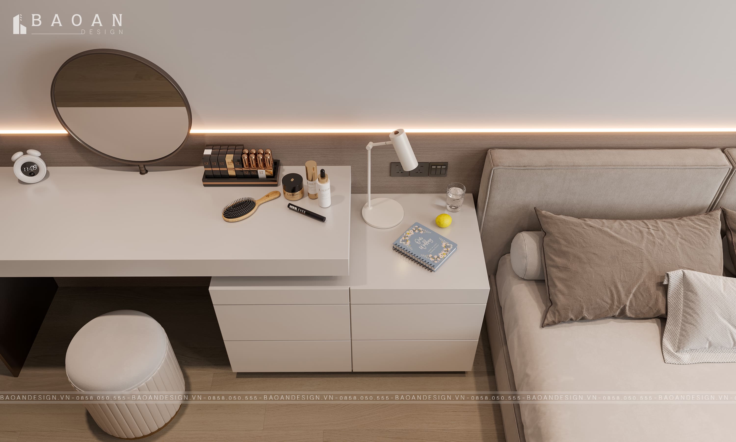 thiết kế phòng ngủ nhỏ đẹp img2