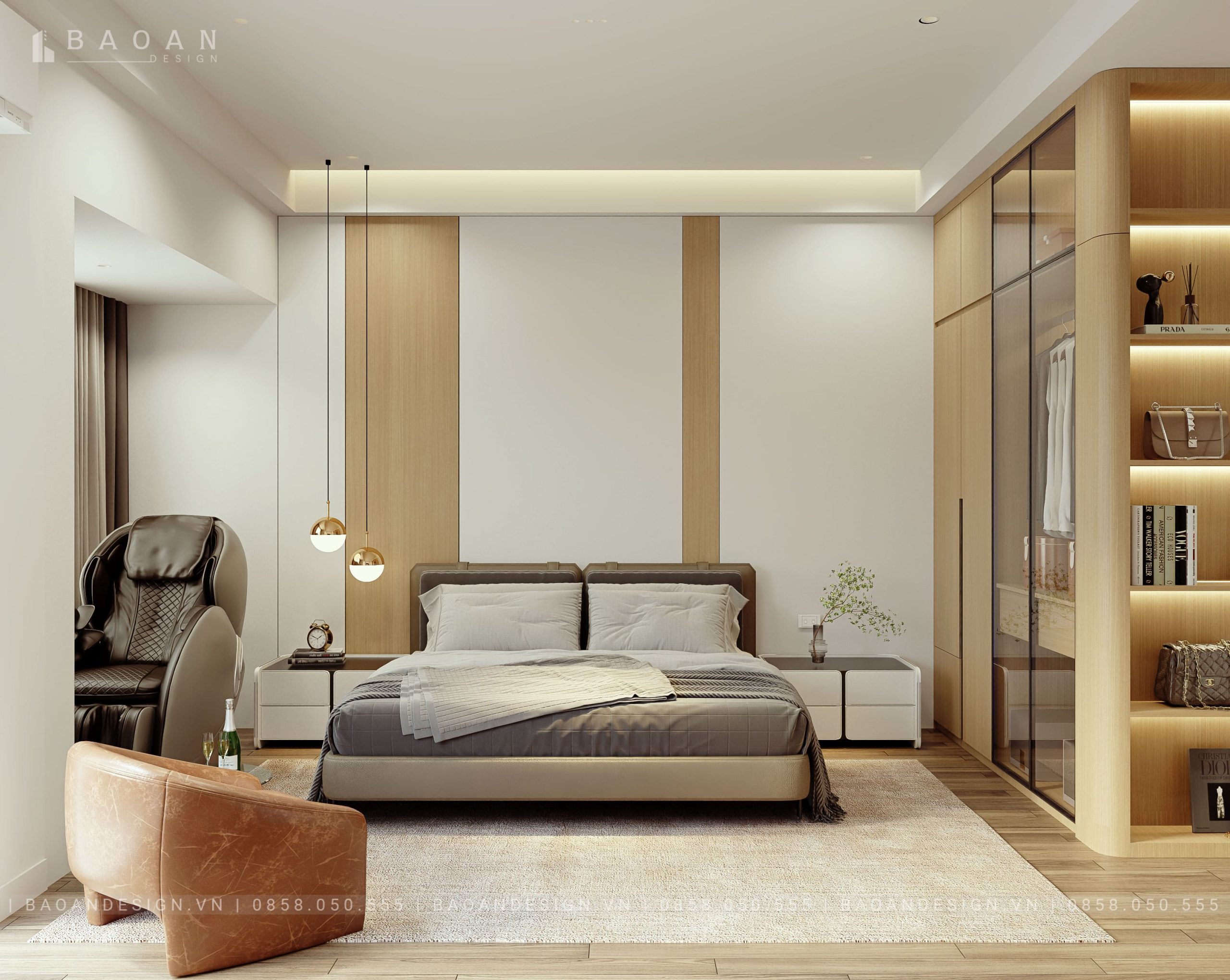 thiết kế phòng ngủ master img17