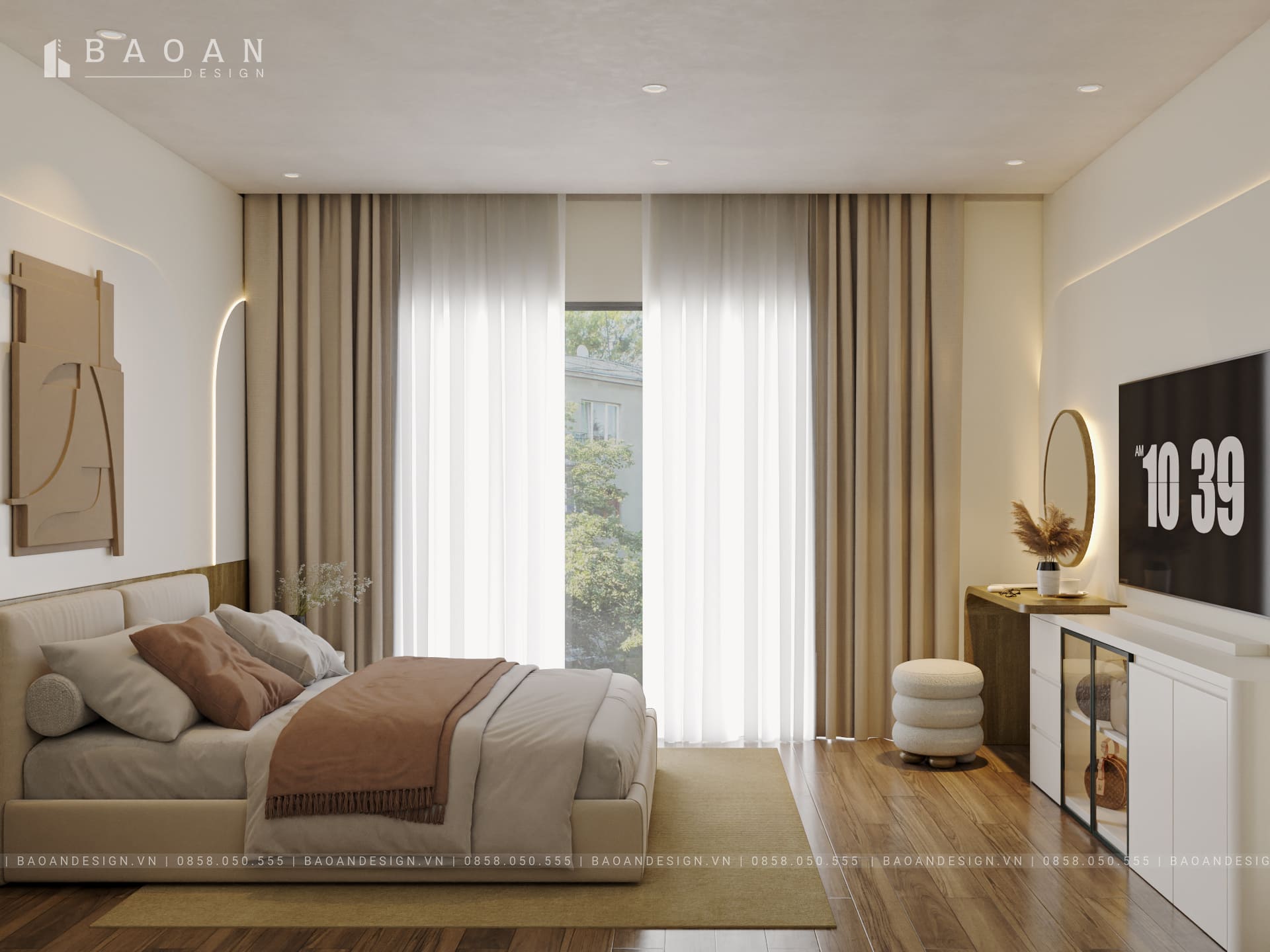 thiết kế phòng ngủ master img3