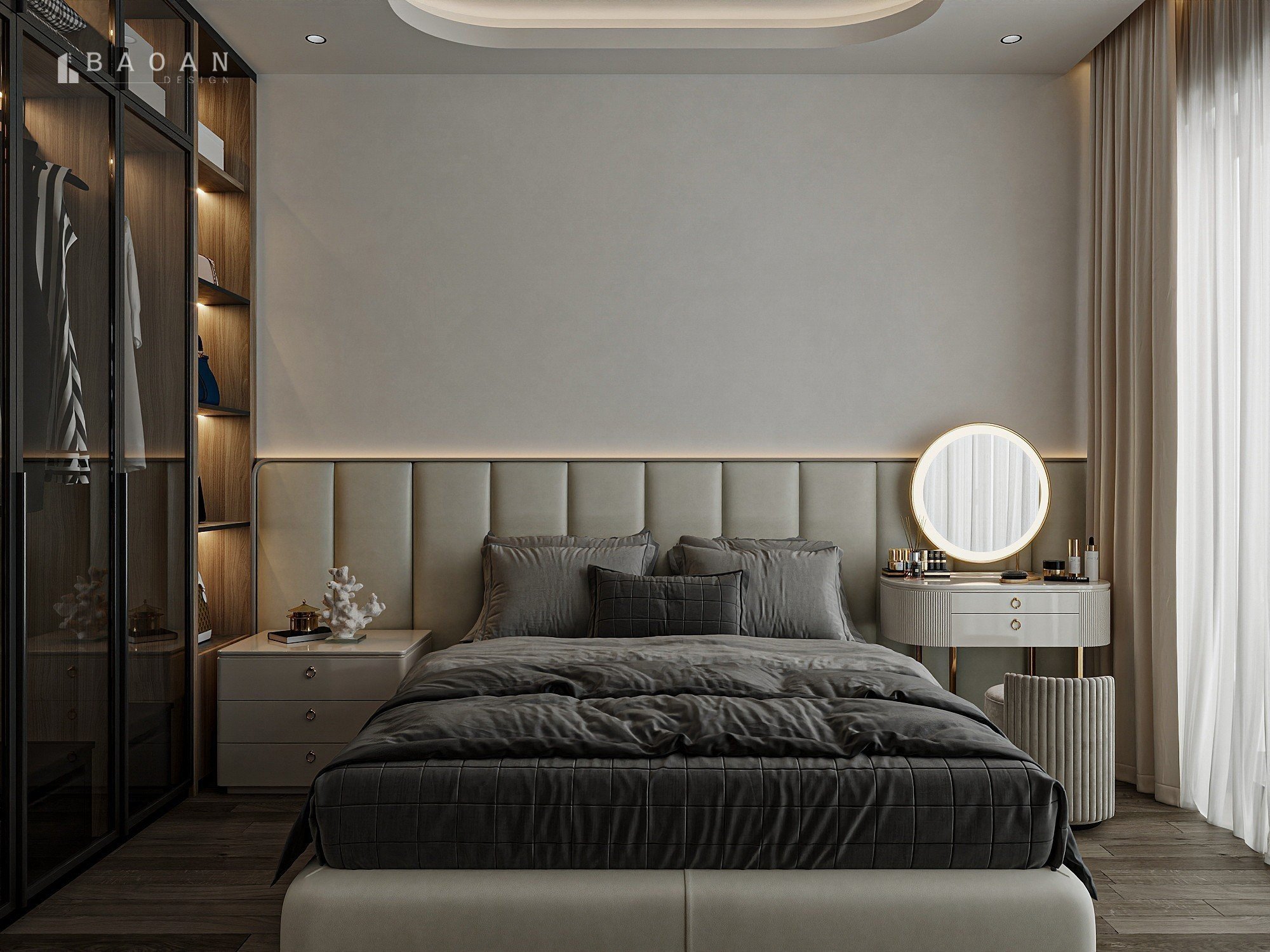 thiết kế phòng ngủ master img37