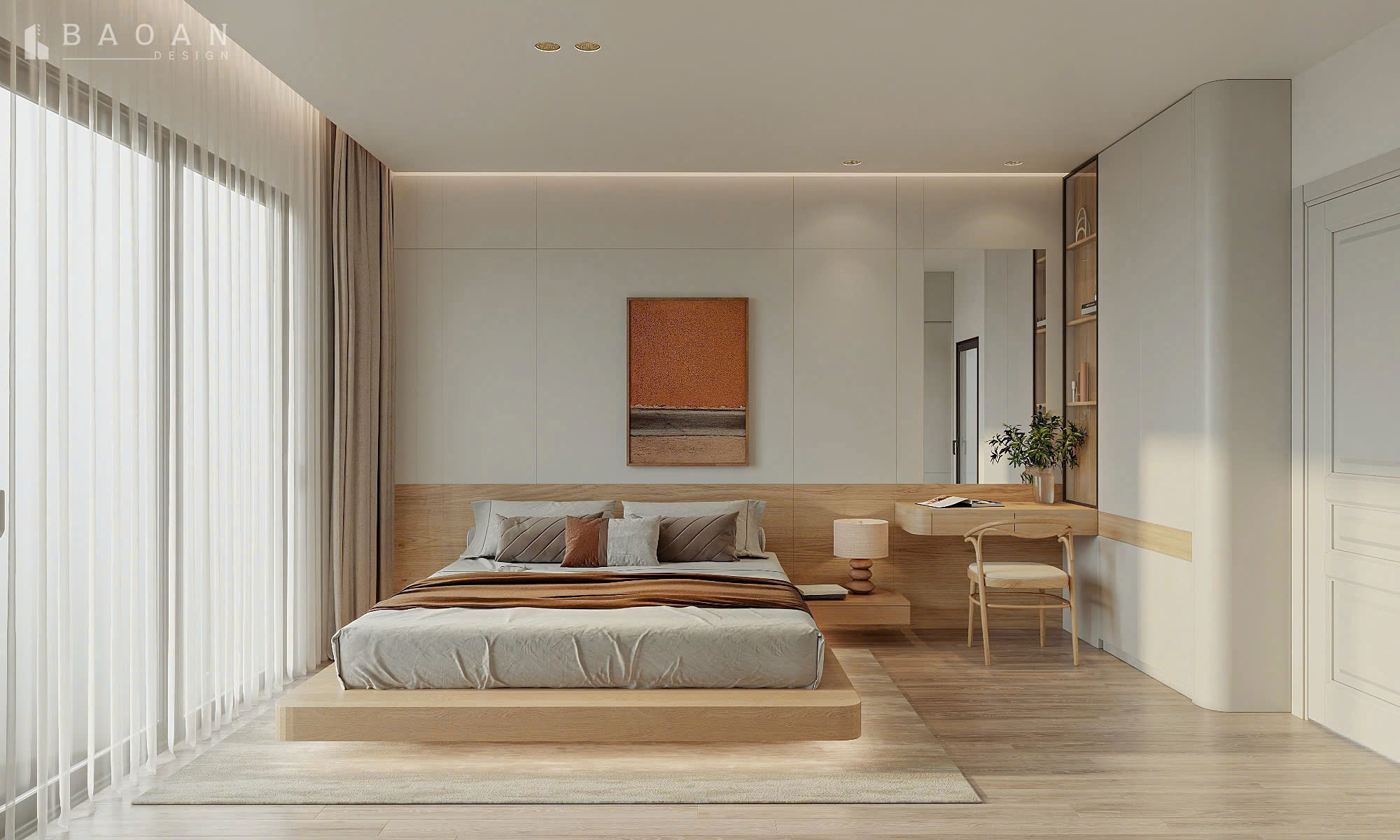 thiết kế phòng ngủ master img44