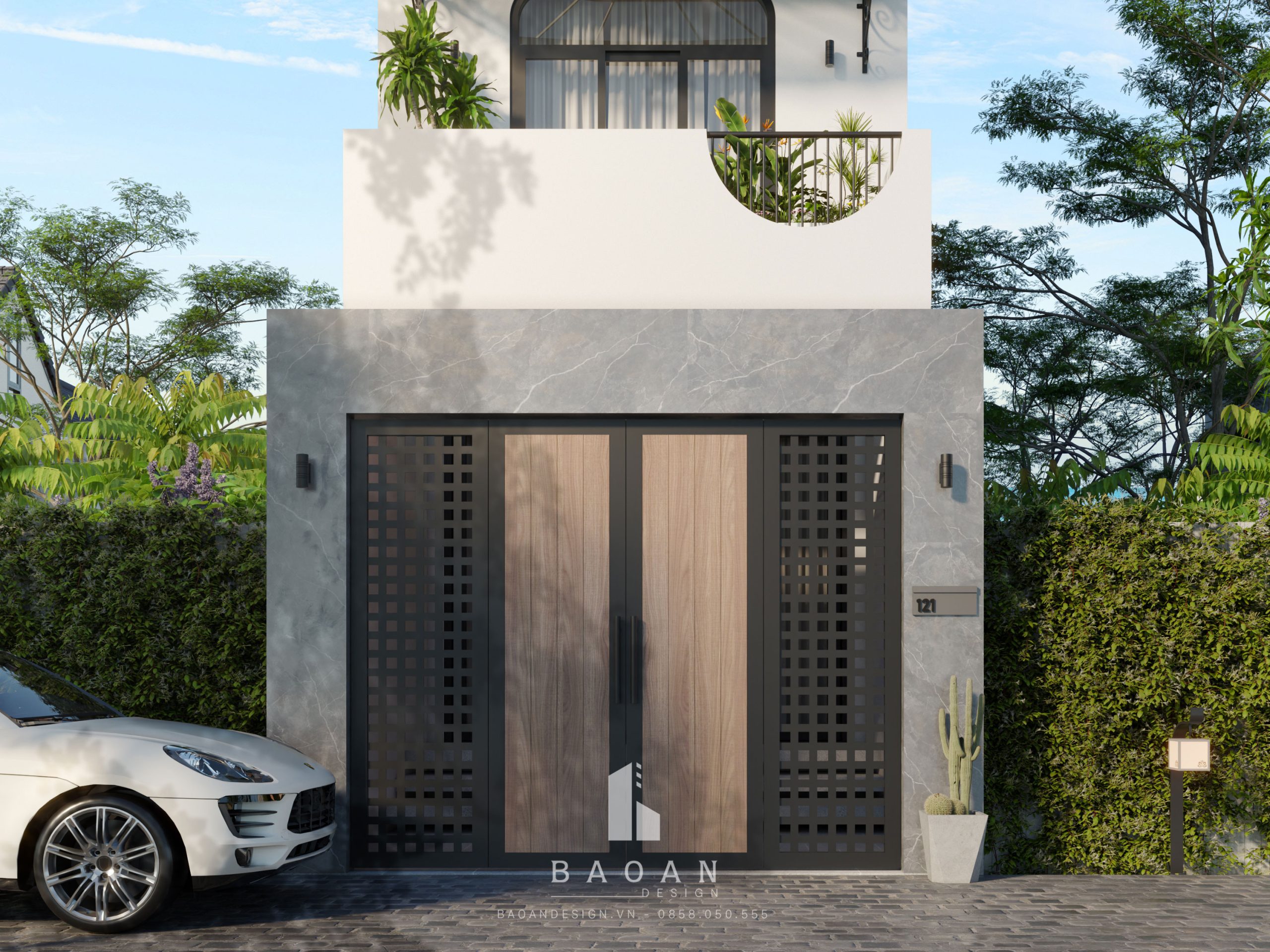 mẫu thiết kế nhà phố ảnh 3